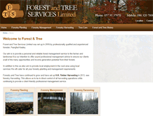 Tablet Screenshot of forestandtree.ie